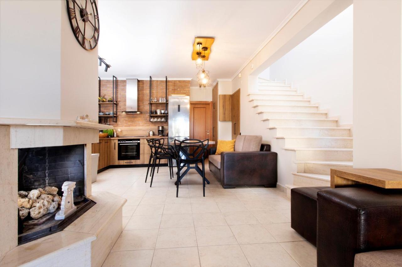 Porto Thea Alexandra Shared Pool Villa, Afytos Ngoại thất bức ảnh